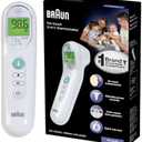 Braun No Touch 3-in-1 Thermometer for Adults, Kids & Babies, Measures Forehead, Liquid and Food Temps, Professional Accuracy & Color Coded Fever Guidance