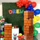 6PCS Big Brick Boxes For Birthday Party Christmas Party Game Party Favor Props Boxes (11.8 x 11.8 Inch)