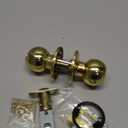 Copper Creek Entry Door Knob  Keyed Entry Handle with Lock and Key, ANSI Grade-3 Certified, DIY-Friendly Install for Interior and Exterior Entrance Doors  Polished Brass (1 Pack)