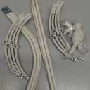 Garden Obelisk Trellis for Climbing Plants Outdoor 6 Ft Rose Bush Round Trellis for Pots Rustproof Metal Plant Flower Trellises for Clematis Vine Jasmine Support Outdoor Indoor (White)