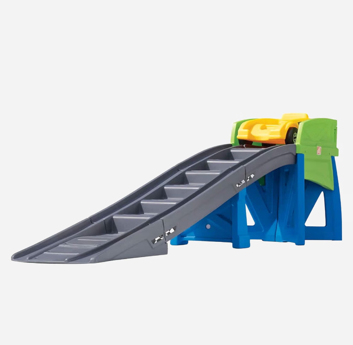 Step2 Extreme Coaster Kids Ride On Toy, Push Car, Indoor/Outdoor Roller Coaster & Playset, Made of Durable Plastic, Max Weight 80 lbs., For Toddlers 3+ Years Old, Large