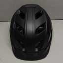 Retrospec Lennon Adult Bike Helmet with LED Safety Light Adjustable Dial & Removable Visor - Adjustable Bicycle Cycling Helmet for Men & Women (One Size, Matte Black)