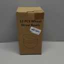 HEYCOME 12 Pcs Unbreakable Cereal Bowls Set, 26 Oz Wheat Straw Bowls Set, Microwave & Dishwasher Safe Bowls for Kitchen, Reusable Plastic Bowls for Soup, Salad and Snack, BPA Free, Dark Blue