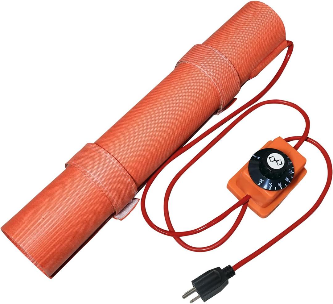 PVC Heating Blanket for Bending Pipes 1/2" to 1 1/2" | Adjustable Temperature Control (120v/400w) PVC Pipe Heat Bender