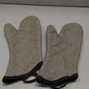 ARCLIBER Oven Mitts 1 Pair of Terry Cloth Lining - Heat Resistant Kitchen Gloves,Flame Oven Mitt Set,15 Inch