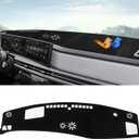 Autorder Dashboard Cover Mat for Hyundai Santa Fe MX5 2024 2025 2026 Accessories Dash Cover Upgrade Velvet Dash Mat Sunshade Glare UV Rays Protector (Wiht HUD)