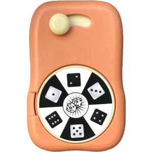 2 x 6 Games in 1 Spinner Toys for Party Rock Paper Scissors Kids Fun Christmas Toys White Elephant Gifts Party Game Fidget Toys for Teen Adult(Orange)