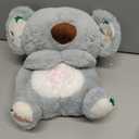 Anxiety Relief Koala, Soothing Breathing Koala Anxiety Relief Bear with Light and Music Breathing Koala Plush Toy Portable Plush Rest Koala Calming Sleep with Rhythmic Breathing Motion for Baby (Grey)