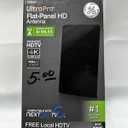 GE UltraPro Flat Panel HD Indoor Antenna Free Local HDTV 4K UltraHD Full 1080P H