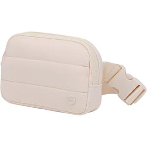 Fanny Packs for WomenWaterproof Belt Bag Bum Bags for CrossbodyFashion Waist Packs with Adjustable Strap for Traveling, Hiking, Running Beige