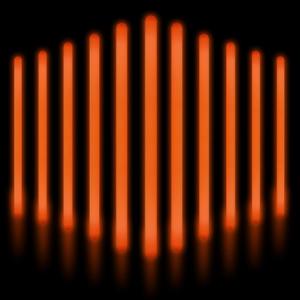 12 Inch Orange Glow Stick Bulk 24 PCS Big Light Sticks Glow in the Dark Party Supplies Light Up Sticks Party Favors Glow Toy for Halloween,Christmas,Birthday,Carnival,Bachelorette Party
