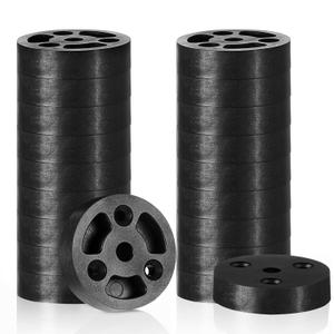 Moxweyeni 20 Pcs Deck Board Ledger Spacers Bulk 2" x 1/2" Drainage Spacer Building Tool Thick Polypropylene Prevent Rot from Occurring at Deck Ledger Connection Stair Stringers Shade Structures