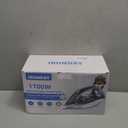 1700W Steam Iron for Clothes 20s Fast Heat-up, Iron with 10.14oz Water Tank, Non-Stick Ceramic Soleplate, Auto-Off, Spray Mist & Steam Burst, Ironing Clothes for Home