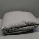 Exclusivo Mezcla Ultrasonic Full Queen Quilt Bedding Set, Lightweight Light Grey Bedspreads Soft Modern Geometric Coverlet Set for All Seasons (1 Quilt and 2 Pillow Shams)
