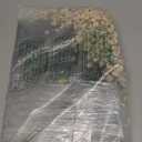 Rectangular Black Plastic Humidity/Drip Tray for Bonsai Tree and House Indoor Plants + Rock