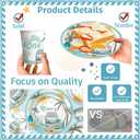 178pcs The Big One Birthday Decorations for 25 Guest, The Big One Party Decorations Tableware includes Banner Hang Swirls Plates Napkins Cups Forks Straw Caketopper Cupcake Topper Tablecloth