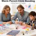 3 x DIY Paper Cats Origami Kit, Cute Animals Shaped 3D Origami Kit, Christmas Decoration Kits, Fold Your Own Papers Cat Figures, Christmas Gifts for Men, Women (Cats)