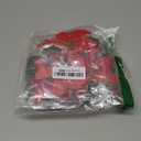 mdgfge 9 Inch Christmas Candle Rings Holder Artificial Poinsettia Flower Red Berry Pinecones Xmas Wreath Candle Holder Table Centerpiece Pillars for Christmas Dinner Party Wedding Holiday Decor