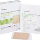McKesson Hydrocellular Foam Dressings, Sterile, Silicone Adhesive with Border, Dimension 3 in x 3 in, Pad 1 4/5 in x 1 4/5 in, 10 Count, 1 Pack