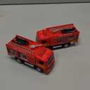 ArtCreativity Diecast Fire Truck Toy, Set of 2 Firetruck Toys 3-5 Years Old, Engine Rescue Trucks, Diecast Toy, Fire Trucks for Toddlers 1-3 with Pullback Mechanism, Great Gift Idea for Boys and Girls