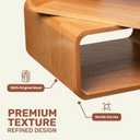 Wooden Cube Storage Shelf Organizer, Bookshelf for Bedroom, Livingroom, Dormroom, Home Office, Studyroom, Home Decor and Contemporary Spaces (Red Oak | Pack of 1), Small, 14 Inches Thick