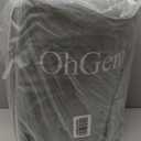 OhGeni 18" Luxury Air Mattress Queen with Built-in Pump, Silk Foam Topper Inflatable Bed for Superior Comfort, Premium Blow-Up Mattress for Home & Guest, Easy Setup, Extra Support, Black