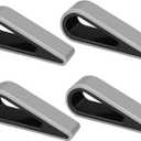 SUPBEE Universal Laptop/Computer Keyboard Stands, [4 Pack] Rubber Tilting Wedge Riser Holder for Desk, Ultra Compact Portable Ventilated Stand & Elevated Feet for Notebook Keyboard - Black
