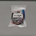 Reverse Polarity Toggle Switch 12V 30A, DPDT Momentary (ON)-Off-(ON) Toggle Switch with Up Down Mounting Panel 3 Position 4PIN Wired