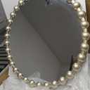 28 Inch Silver Round Mirror, Circle Wall Mirror Vanity