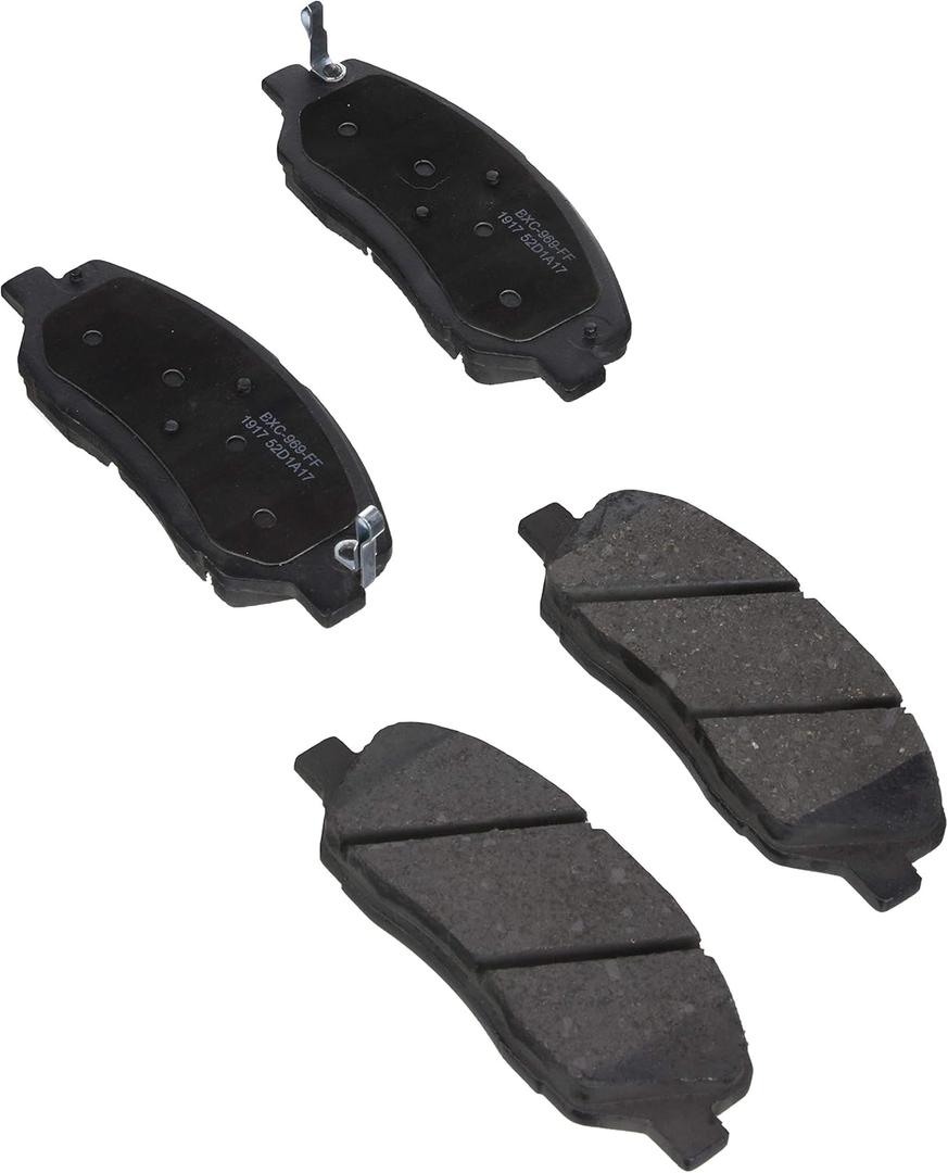 Bendix Premium SBC1917 Ceramic Front Brake Pads for Hyundai Santa Fe 2018-2017, Santa Fe XL 2019-2017