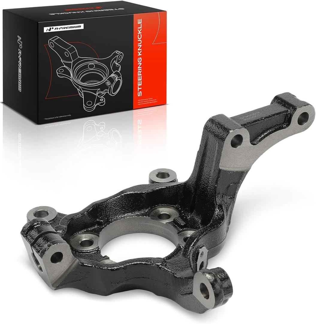A-Premium Front Right Suspension Steering Knuckle Compatible with Nissan Rogue 2008-2015 2.5L Sport Utility, Passenger Side