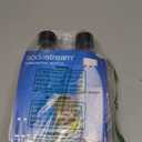 SodaStream Black 1L Slim Carbonating Bottles Twin Pack, Pack of 2