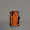 FNTCASE for Samsung Galaxy S23 Case : with Belt-Clip Holster & Kickstand Heavy Duty Rugged Shockproof Protective Phone Shell | Military Grade Protection Durable Cover for Galaxy S23 - Orange