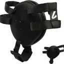 Wrestling Ear Guard Men BJJ Grappling Cauliflower Protection Headgear MMA Adjustable Helmet (Full Black)