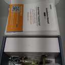 TEEHO TE002 Fingerprint Door Lock - Keyless Entry Door Lock - Electronic Keypad Deadbolt - Smart Locks for Front Door - Auto Lock - Easy Installation - Satin Nickel