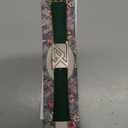 Leather Magnetic Band Compatible with Apple Watch Bands 38mm 40mm 41mm 42mm 44mm 45mm 46mm 49mm, Top Grain Genuine Leather iWatch band, Designer Dressy Luxury Strap for Women Men (Pine Green)