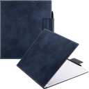 BOZHUORUI Magnetic Case for 13.3" Boox Note Max & 13.3" Boox Tab X C Tablet ePaper | with Sleep/Wake | Pen Clasp Design | Book Folio Style | PU Leather Slim Cover (Dark Blue)