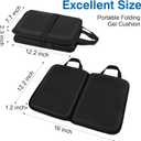 Demine Gel Travel Seat Cushion Portable Airplane & Stadium Cushion Gel Grid Design for Ultimate Comfort Foldable Cushions for Commute, Airplanes, Camping, Bleachers