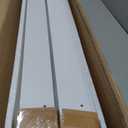 Shario Nursery Book Shelves, 4-Pack White Floating Shelves for Wall Kids, Scalloped Shelves, Wall Book Shelves for Bedroom Kids, Toddler Room, Baby Room, Nursery Decor (White, 36 Inches)