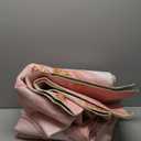 Ansouyi Non-Slip 5x7 ft Area Rugs, Washable Rug Carpet for Living Room, Pink with Gold Abstract Liquid Marble Home Decor Rugs for Game Room Classroom Bedroom Dining Kindergarten Room