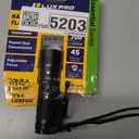 LUXPRO Rechargeable Utility LED Flashlight - 707 Lumens - Bright Flashlight with 45Hour Max Run time & Ergonomic Handle