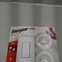 Energizer LED Puck Lights, Wall Switch Remote, 2 Pack, Battery Operated, Under Cabinet Lighting, Wireless Lights, 50 ft Range, Perfect for Kitchen Under Cabinet, Laundry Room, and More, 58822-T1