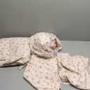 MCO 100% Cotton Sheet Set Floral Printed, 300 Thread Count Cotton Queen Sheet Set, 16" Deep Pocket, Breathable Cooling Sheets 4 Pieces (Queen, Pink Floral)