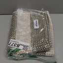 OJIA Striped Rug 24"x51" Washable Front Door Mat Outdoor Doormat Woven Entry Rug Cotton Indoor Outdoor Rug Small Checkered Rugs for Porch Kitchen Entryway Patio Bathroom (Green/White/Tan)