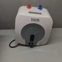 110V-120V 1440-1500W Small Under Sink Tank 2.5 Gallon Water Heater Hot Storage,Mini Instant Electric RV TR Trailer Kitchen Compact,Food Truck 2 PCs 16 Long 1/2FIP Stainless Steel Hose (BI-2.5)