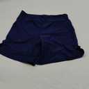 G Gradual Women's 7" Long Swim Board Shorts High Waisted Quick Dry Beach Swimming Shorts for Women with Liner Pockets (Navy)