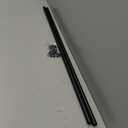 Threehoney 2 Pack Wire Shelving Garment Hanger Bar Wire Shelving Accessories Industrial Closet Clothes Rods for Home Retail Store(Black,36 Inch)