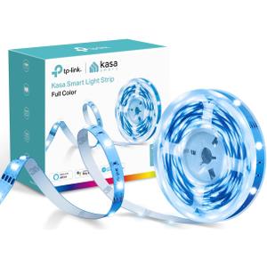 Kasa Smart LED Light Strip, 16.4ft WiFi LED Strip Works with Alexa, Google Home, SmartThings, High Brightness with 16 Million Colors, RGB, Grouping, Adjustable Length, Up to 25,000 Hours (KL400L5) (Multicolor)