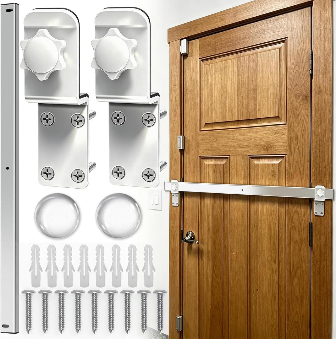 Stainless Steel Door Security Bar, Household Anti-Collision Security Rod