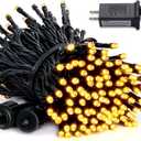 66ft 200 LED Warm White Twinkle Lights for Christmas Tree, Connectable Warm Christmas Tree Lights Indoor Plug in, 8 Modes Outdoor Christmas Lights for Trees Outside Patio Fence Decor